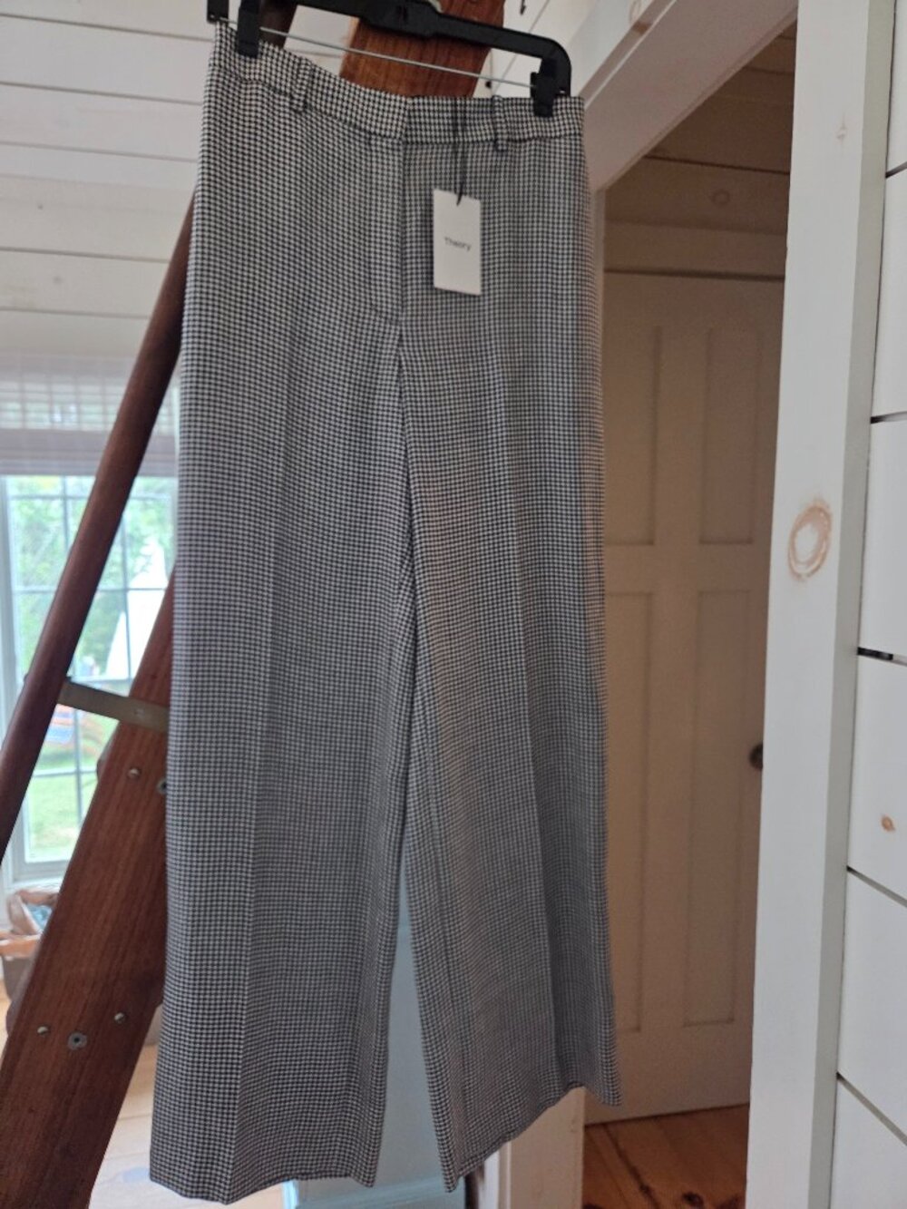 NWT Theory Houndsthooth pants sz 4